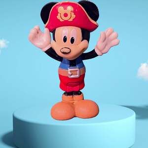 Disney Mickey Mouse Pirate 3-Inch PVC Figure Toy